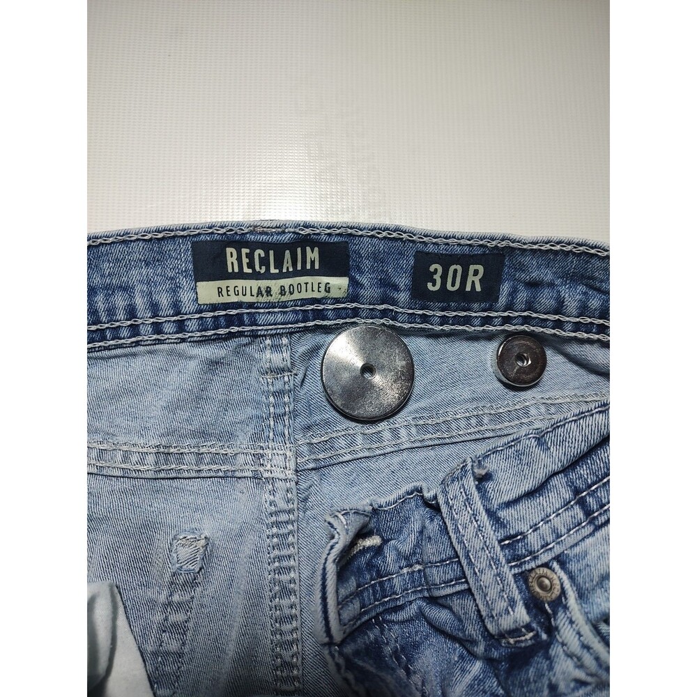 Reclaim Regular Bootleg Medium Wash Men’s Blue Jeans Size 30R